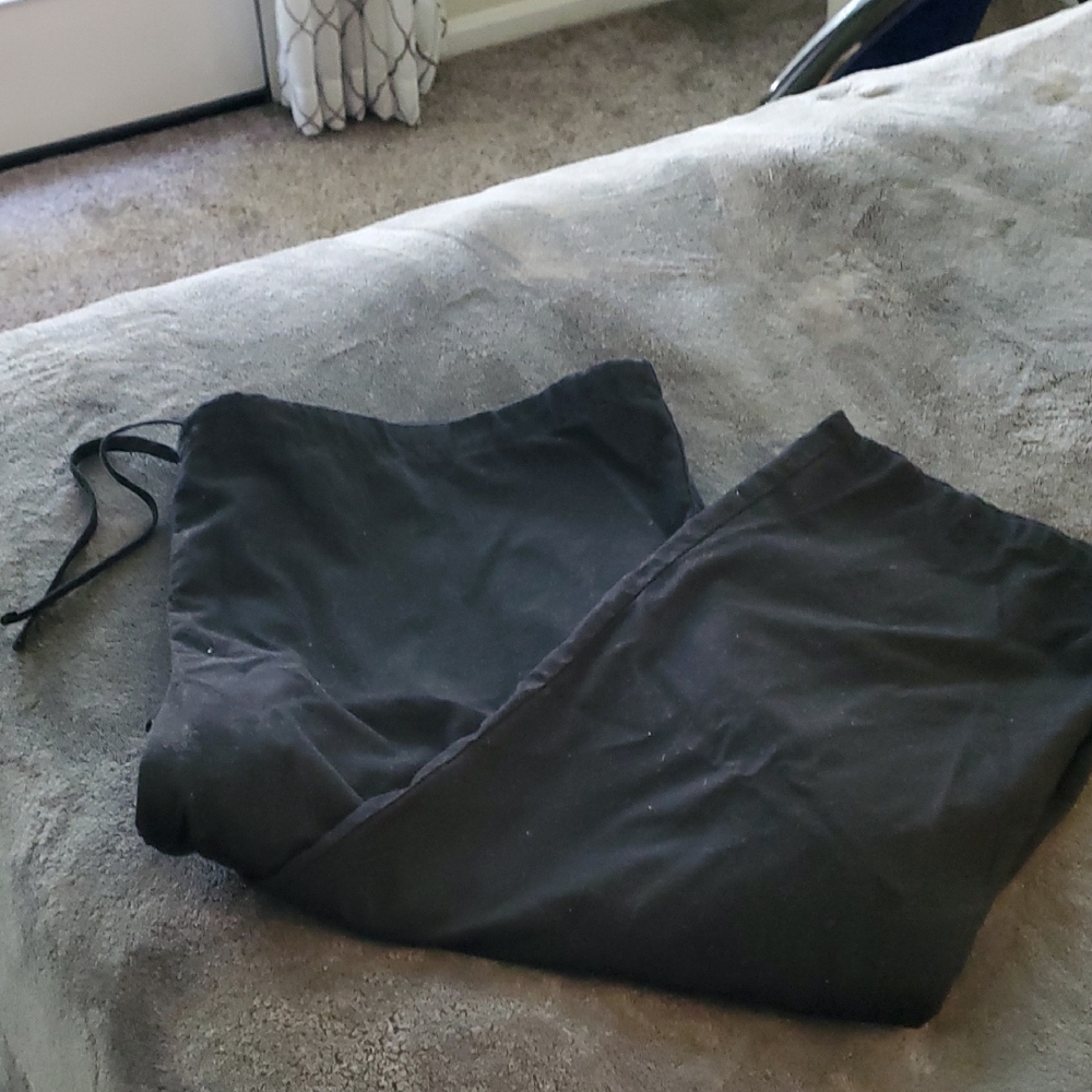 Men's Black Scrub Pants
